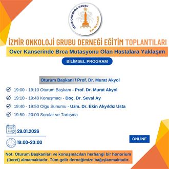 Over Kanserinde Brca Mutasyonu Olan Hastalara Yaklaşım